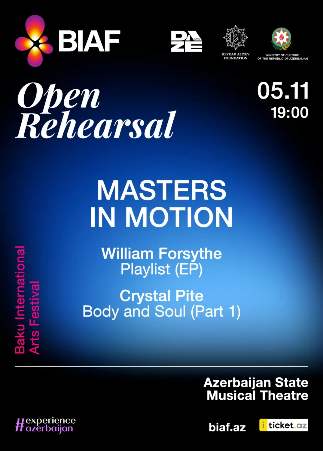 OPEN REHEARSAL: MASTERS IN MOTION